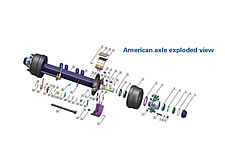 American Axle Exploded View